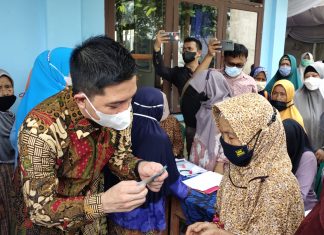 Ratusan KPM di Lebak Cairkan Bantuan Sembako, Moch Hasbi : Pakai Buat Beli Sembako !