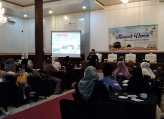 Puluhan Calon Jemaah Umrah Gaido Travel and Tours Cabang Banten Ikuti Manasik