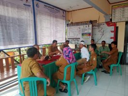 Hari Pertama Masuk Kerja, Tim Kecamatan Maja Lakukan Sidak