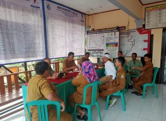 Hari Pertama Masuk Kerja, Tim Kecamatan Maja Lakukan Sidak