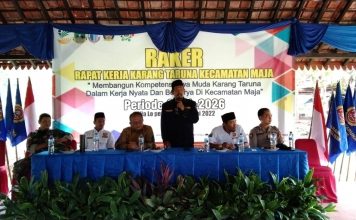 Karang Taruna Kecamatan Maja Gelar Raker, Kuncoro : Saya Salut !
