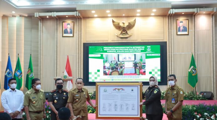Tekan Pakta Integritas, Pemkab Lebak Komitmen Cegah Korupsi